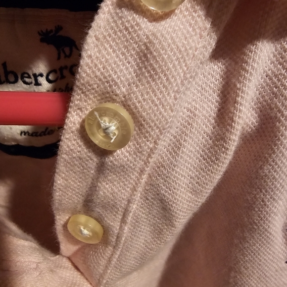 Abercrombie & Fitch Girls Medium Pink Polo Shirt - Picture 5 of 6
